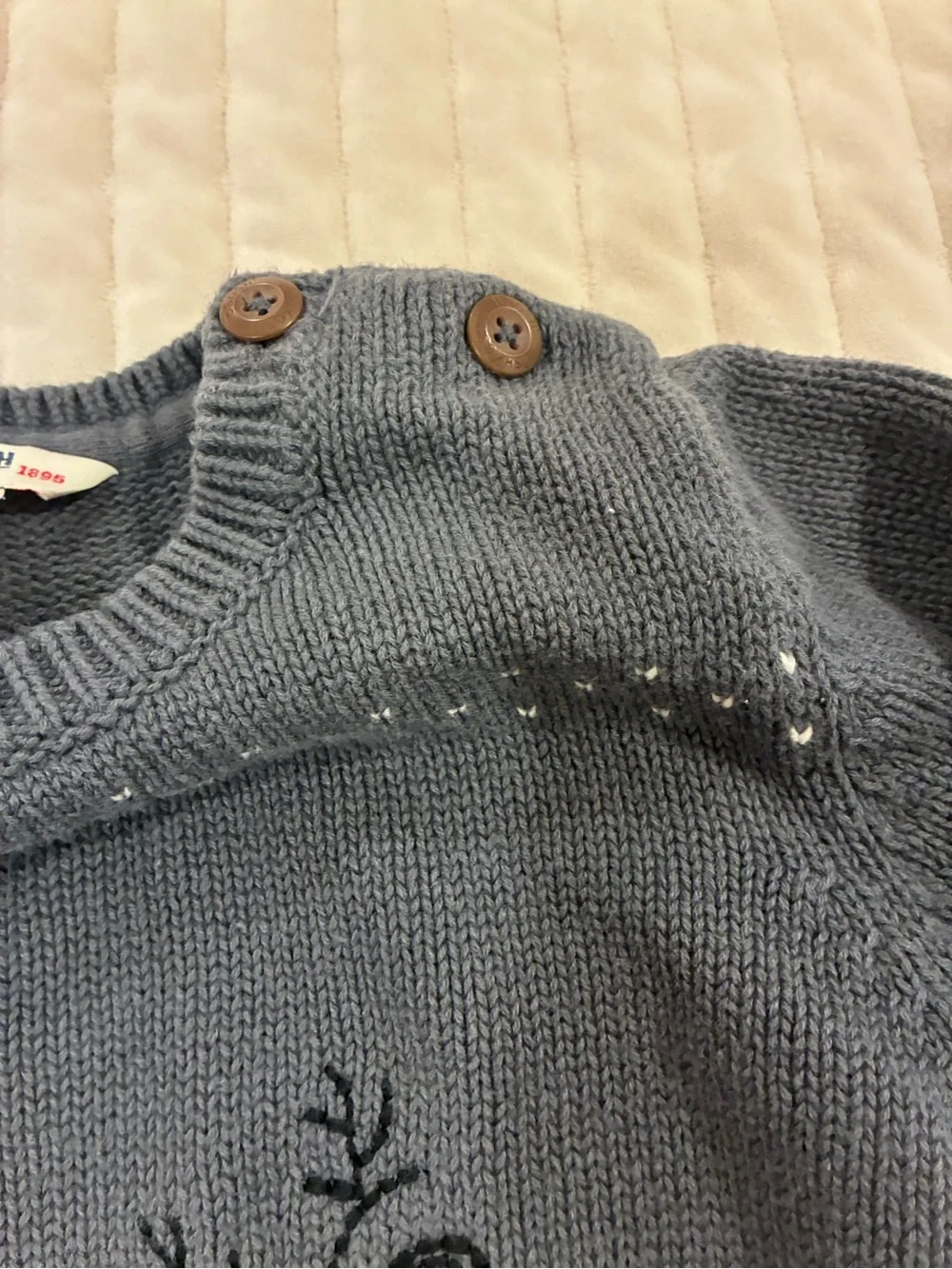 Osh Kosh Gray Sweater Reindeer 5t
